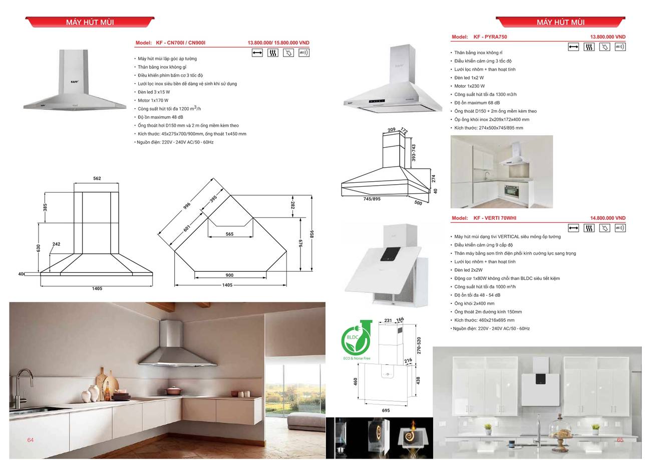 Catalogue và Bảng giá Thiết bị bếp KAFF mới nhất 2024 /Page 32
